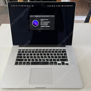2015 mid 맥북 프로 레티나 15인치 i7 쿼드코어 메모리 16gb , ssd 256gb