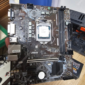 친구 본체 분해해서 각개 판매합니다(업자X) i5-9400f + h310m pro / gtx1660 / 1tb hdd