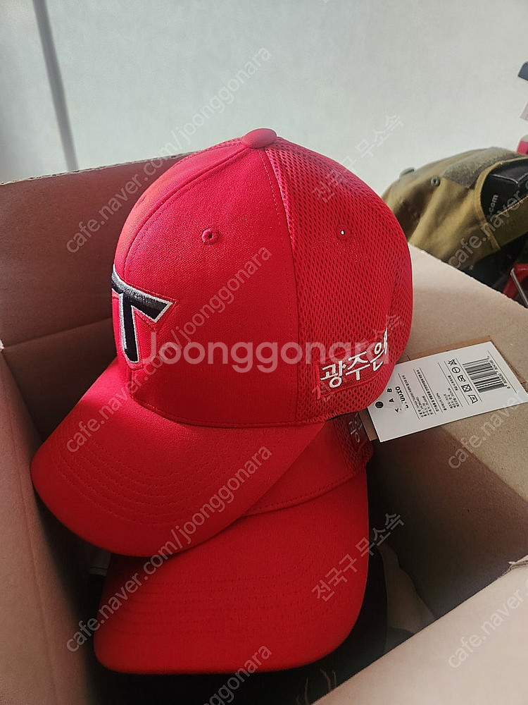 기아타이거즈 어센틱 25 야구모자 빨강--0