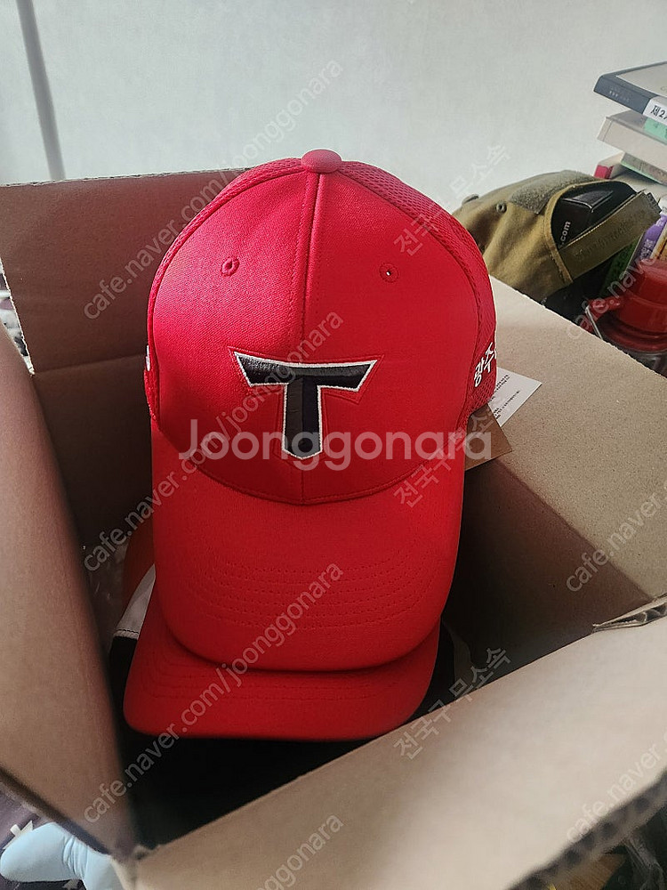 기아타이거즈 어센틱 25 야구모자 빨강--1