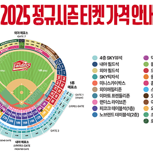 5월 25일 일 SSG LG 3루 4층 2/3/4/5/6연석