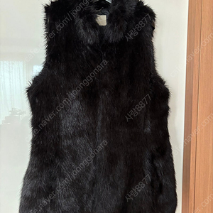 바나나리퍼블릭 에코퍼 페이크퍼 베스트 조끼 올드머니룩 에코밍크