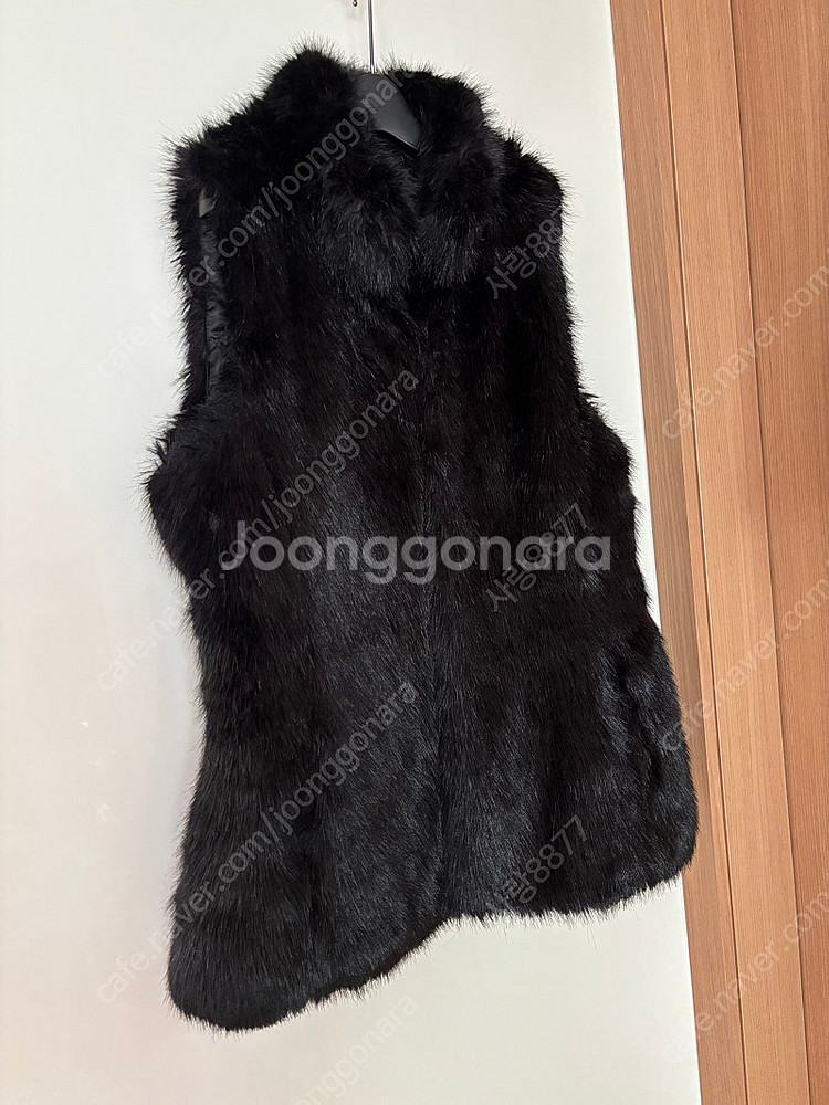 바나나리퍼블릭 에코퍼 페이크퍼 베스트 조끼 올드머니룩 에코밍크--1