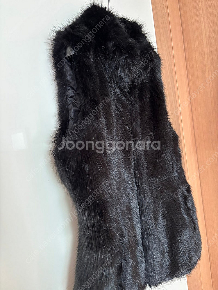 바나나리퍼블릭 에코퍼 페이크퍼 베스트 조끼 올드머니룩 에코밍크--2