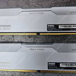 ESSENCORE KLEVV DDR5-6000 CL30 CRAS V RGB WHITE 패키지 서린 (64GB(32Gx2))