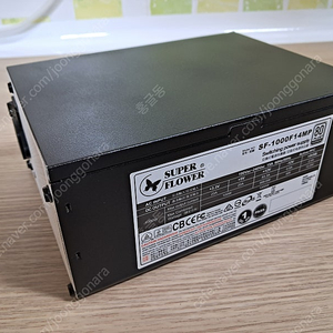 슈퍼플라워 1000w 플레티넘 ATX (슬리빙케이블)