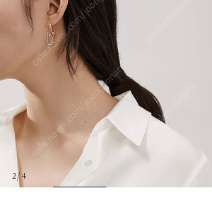 티파니앤코 링크 이어링 라지(거의 새 제품)