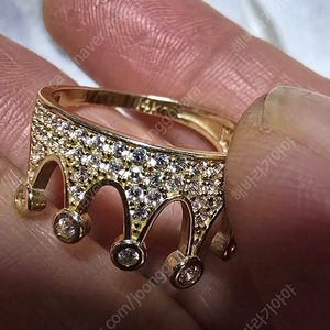14k 왕관반지