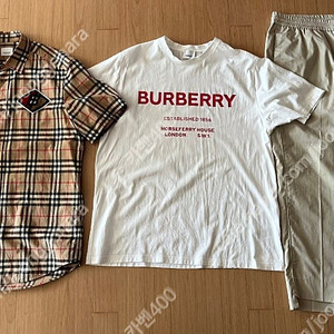 버버리 와펜에디션(사이즈L) , 버버리 SW1면티(사이즈L) , 솔리드옴므바지 (사이즈50)