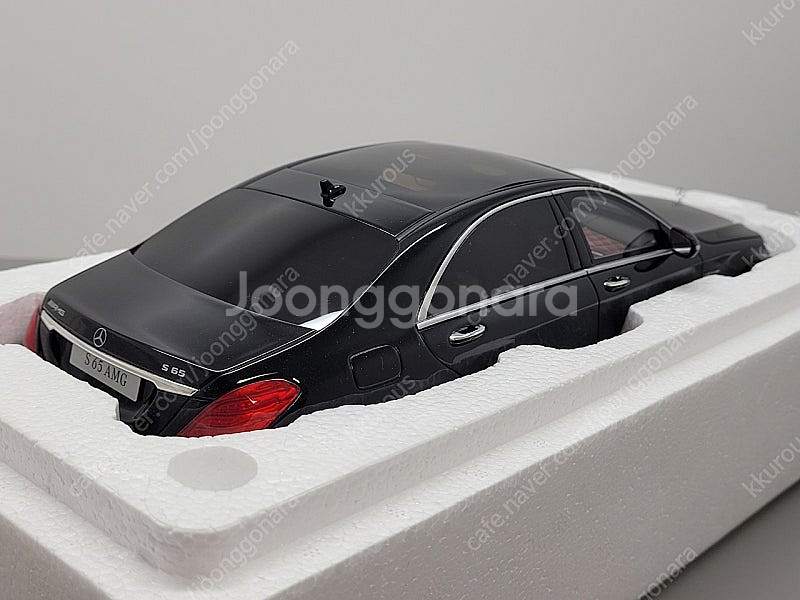 1:18 GT스피릿 벤츠 S65 AMG 블랙 딜러버전 ...--2