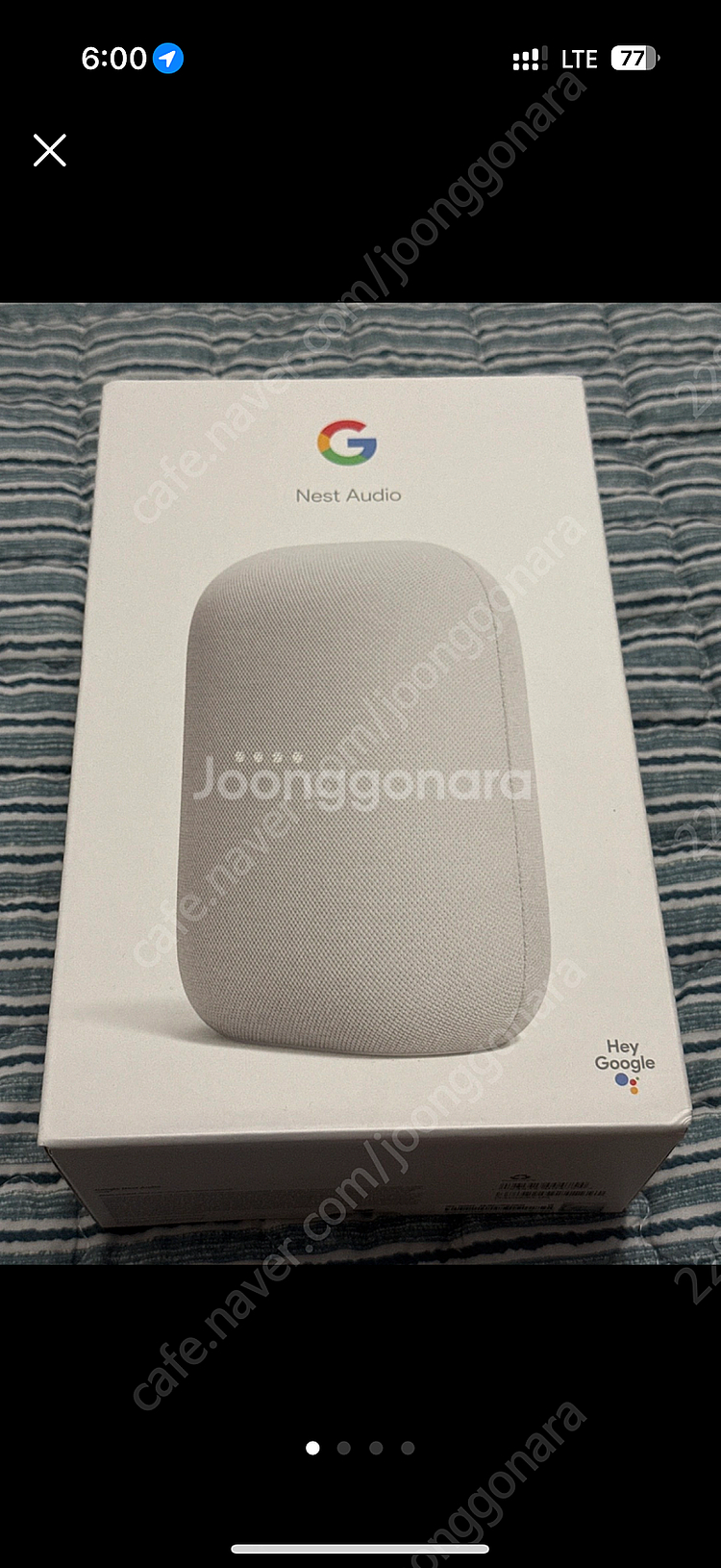 (25년 3월 구매) 구글 네스트 오디오 1대 판매--0