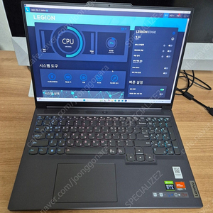 레노버 legion slim5 16AHP8 리전 슬림5 노트북 (R7 7840HS / RTX4060)