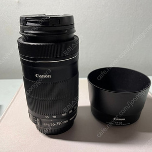 캐논 ef-s 55-250mm f4-5.6 is stm 헝그리망원 + 정품후드