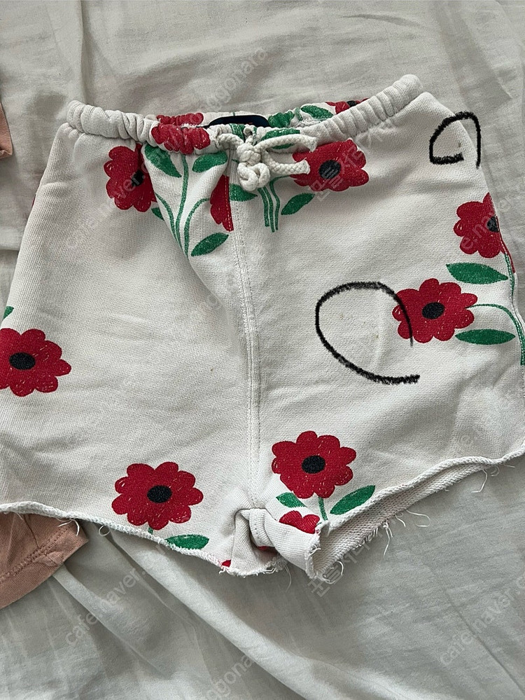 보보쇼즈 반팔 티셔츠2-3y 타오 꽃 반바지 팬츠 4 이미지