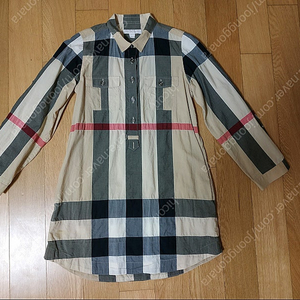 ﻿BURBERRY 버버리칠드런 버버리체크 롤업 원피스 8Y