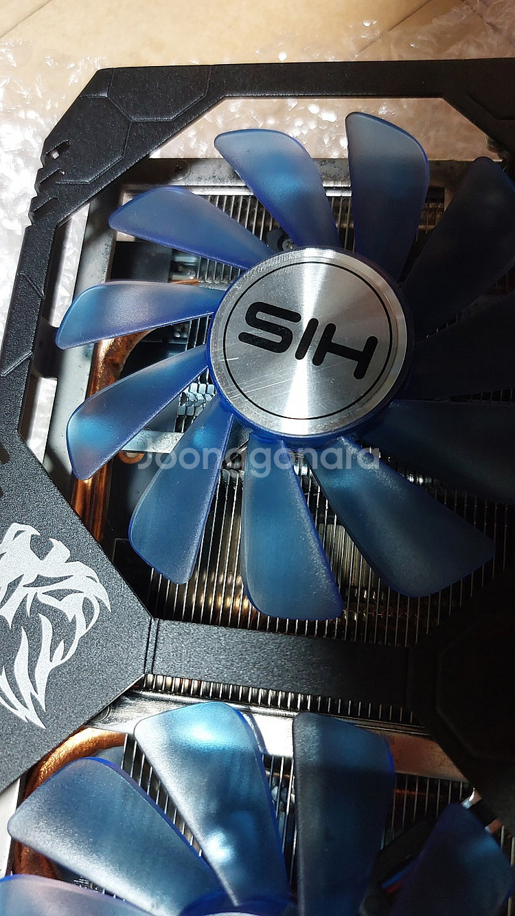 라데온 rx 570 8g (8기가) HIS 제로팬 가능...--2
