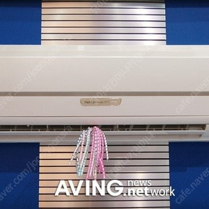 중고에어컨 벽걸이 산요 SANYO 벽걸이 인버터 에어컨 주차장 대기실사용