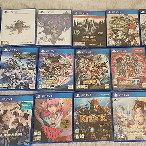 PS4, PS5 타이틀 판매.