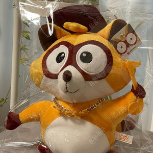 농심 너구리라면 인형