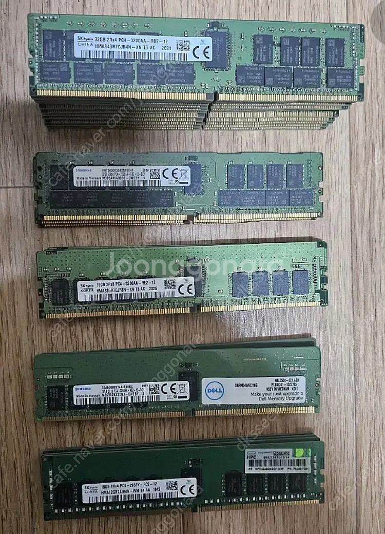 서버 워크스테이션 램 ECC REG 64G 32G 16...--0