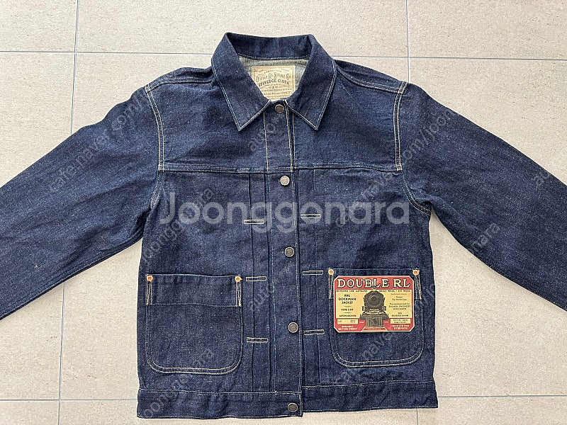 rrl 리미티드에디션 임브로이더 데님 자켓(m)--2