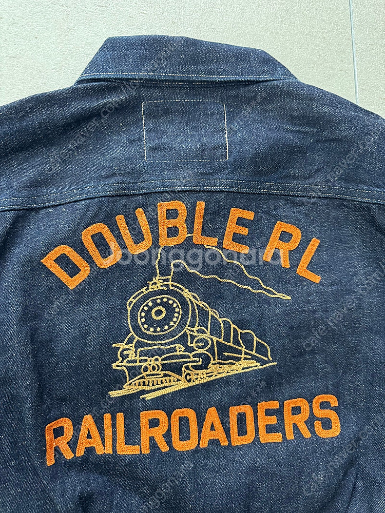 rrl 리미티드에디션 임브로이더 데님 자켓(m)--3