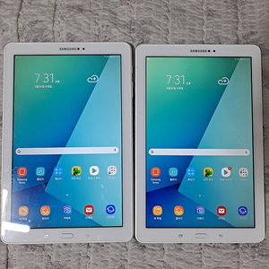 10.5 화이트 (SM-T580) 아이들영상용 2대판매해요.
