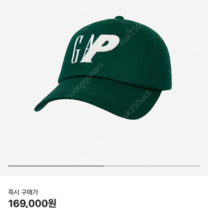 [새상품] 팔라스 x 갭 GAP 6-패널 레인 포레스트 볼캡