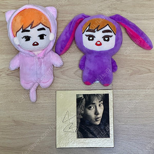 (택포)엑소 첸백시 시우민 친필 싸인 CD 앨범 & 김토끼 & 베돌슈