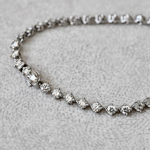 골든듀 테니스팔찌 타임리스 러브크로스 0.1ct 34알