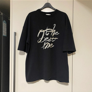 <새상품> H&M 루즈핏 자수 반팔티