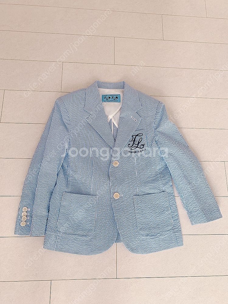 메종 플로플로 시어서커 자켓, 팬츠, 네이비하프팬츠(8...--1