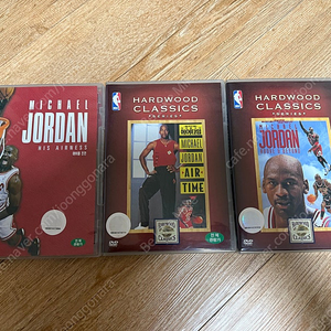 마이클조던DVD 3종 (HIS AIRNESS, 하드우드클래식2편)