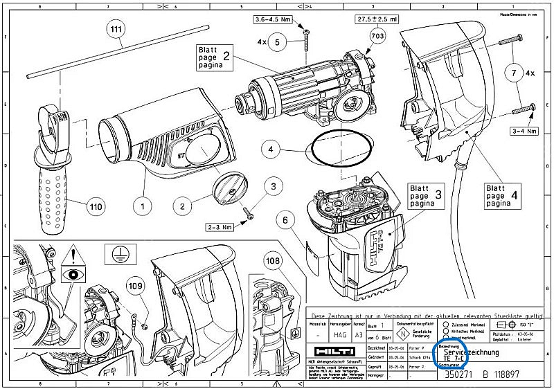 힐티 TE7-A 무선 함마, 36V용, 본체만--4