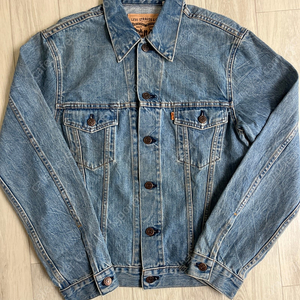 리바이스빈티지클로딩 lvc1970 오렌지탭 타입3트러커 USA M사이즈 더블알엘,RRL,폴로,풀카운트,웨어하우스,레졸루트,오어슬로우,2세대,3세대