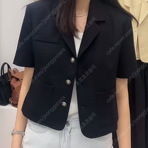 쏘언니옷장 제인 반팔 자켓 / 카라 트위드자켓