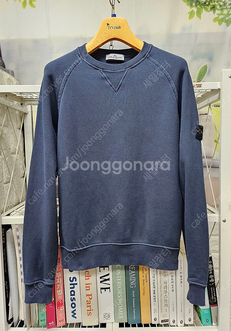매장정품/ 스톤아일랜드 22FW 와펜 키즈 맨투맨 (1...--0
