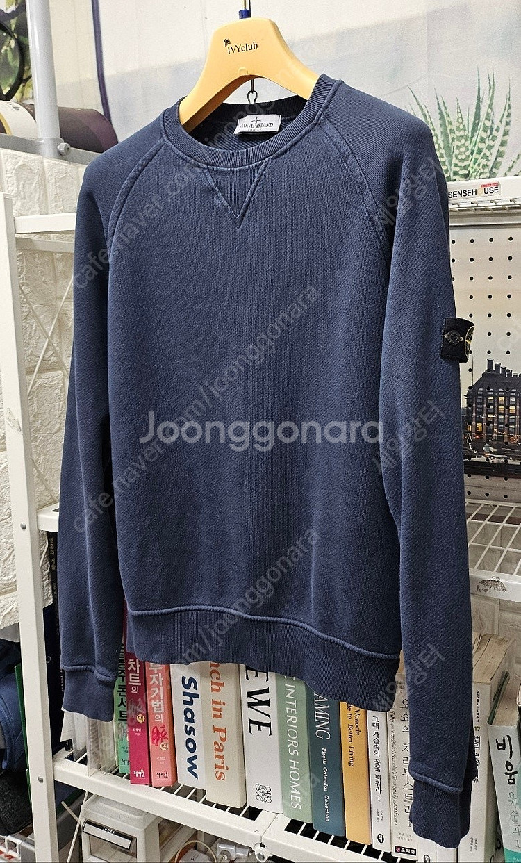 매장정품/ 스톤아일랜드 22FW 와펜 키즈 맨투맨 (1...--1