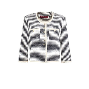 카디널레드 스트라이프 가디건 자켓 네이비 M사이즈 Stripe cardigan jacket navy