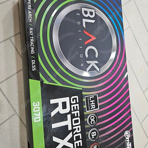 이엠텍 RTX3070 블랙에디션 LHR 팝니다