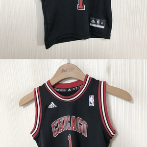 NBA 아디다스 시카고불스 키즈유니폼 3T #1 데릭로즈