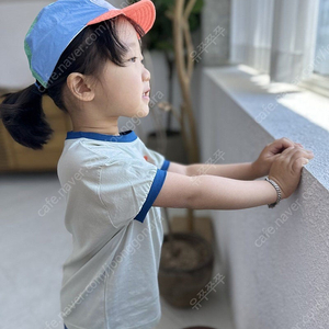 (새상품) 킵 배색티