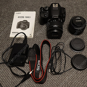 캐논 100D + 18-55mm is stm + 50.8 stm 판매합니다.