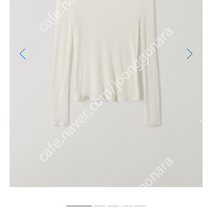 타낫 T/T Back slit long sleeve top (ivory) 새상품 45000원 코드유