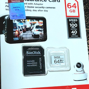 산디스크 메모리카드 64GB 판매합니다.