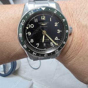 (교환가능) 론진 줄루타임 42mm 녹색베젤