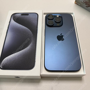 아이폰 15프로 256 블루 애플케어플러스 보증
