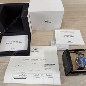 IWC 포르토피노 문페이즈 청판