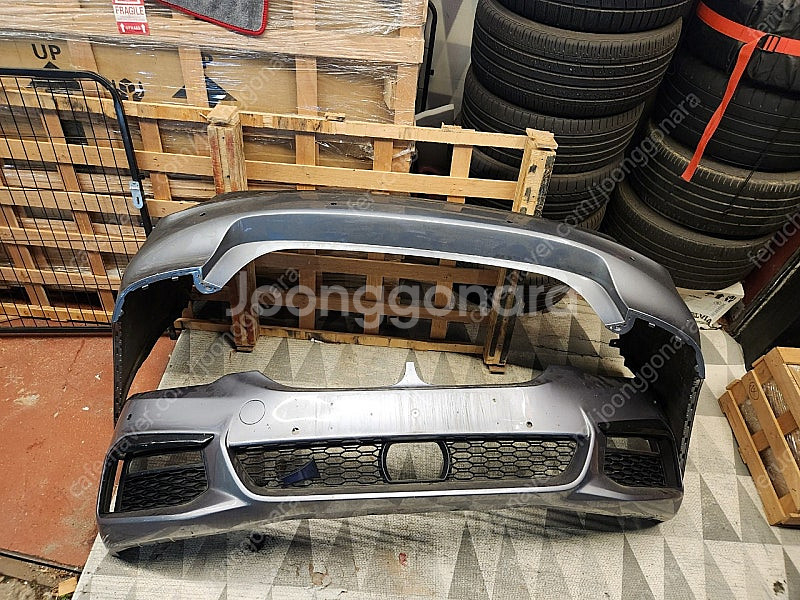 g30 5시리즈 M스포츠 전,후 범퍼 블루스톤색상--0