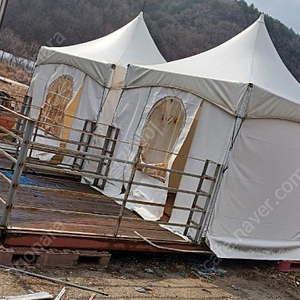 야영장 캠핑장 펜션 데크재 텐트 천막 테라스 데크